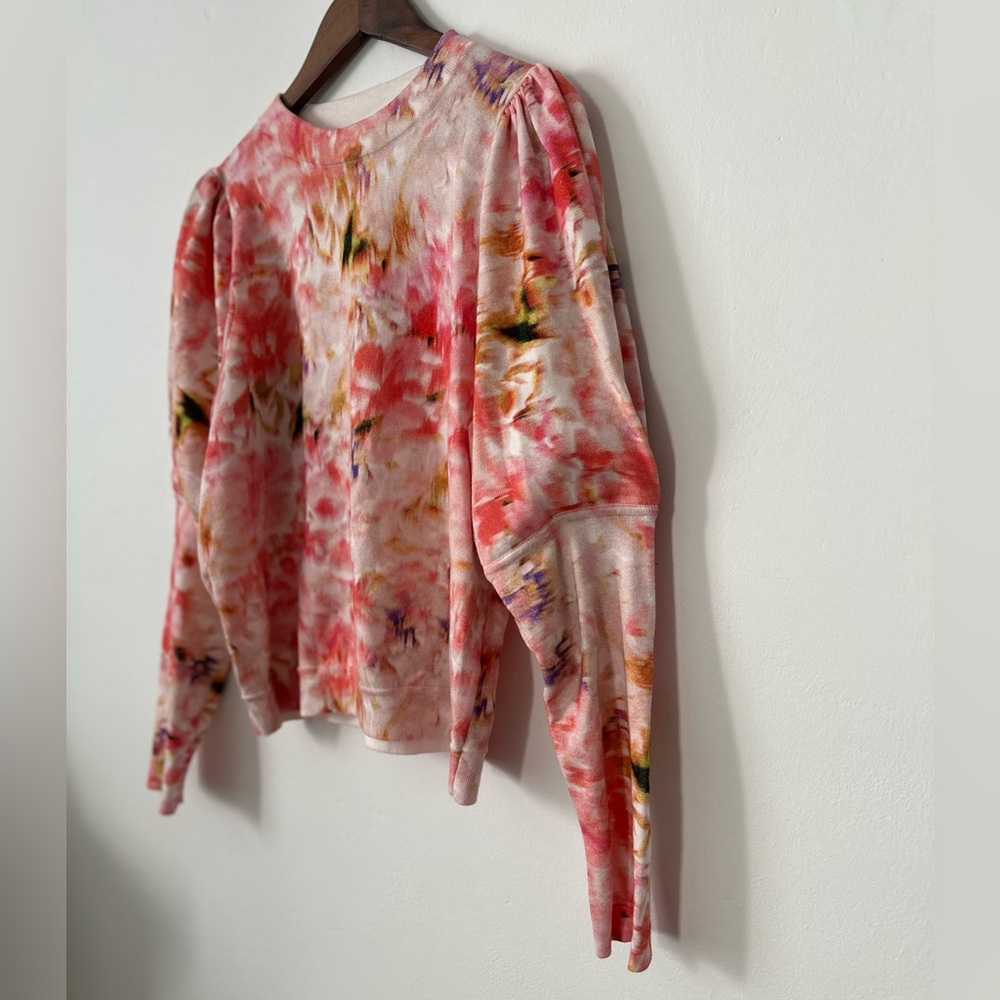Luxury Brand MISA Los Angeles Kali Puff Sleeve Top Size Medium